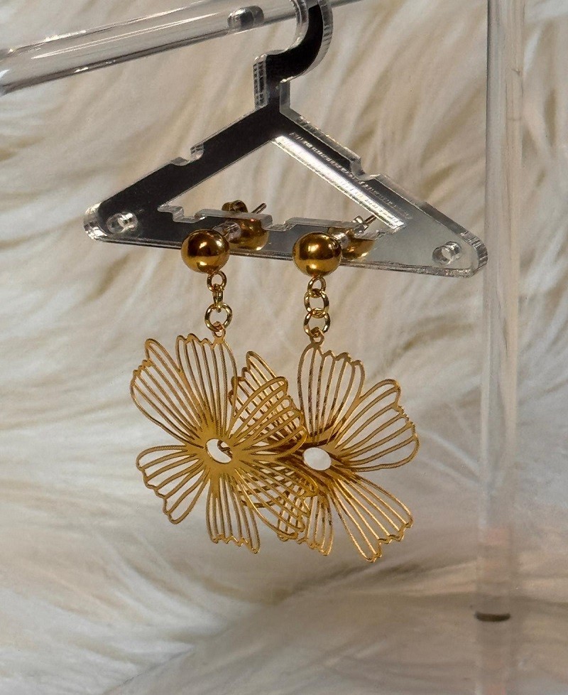Boucles d'Oreilles Amsterdam ajourées