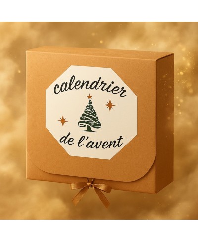 Calendrier de l'Avent Premium Couleur Doré