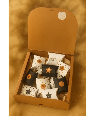 Calendrier de l'Avent Premium Couleur Argent