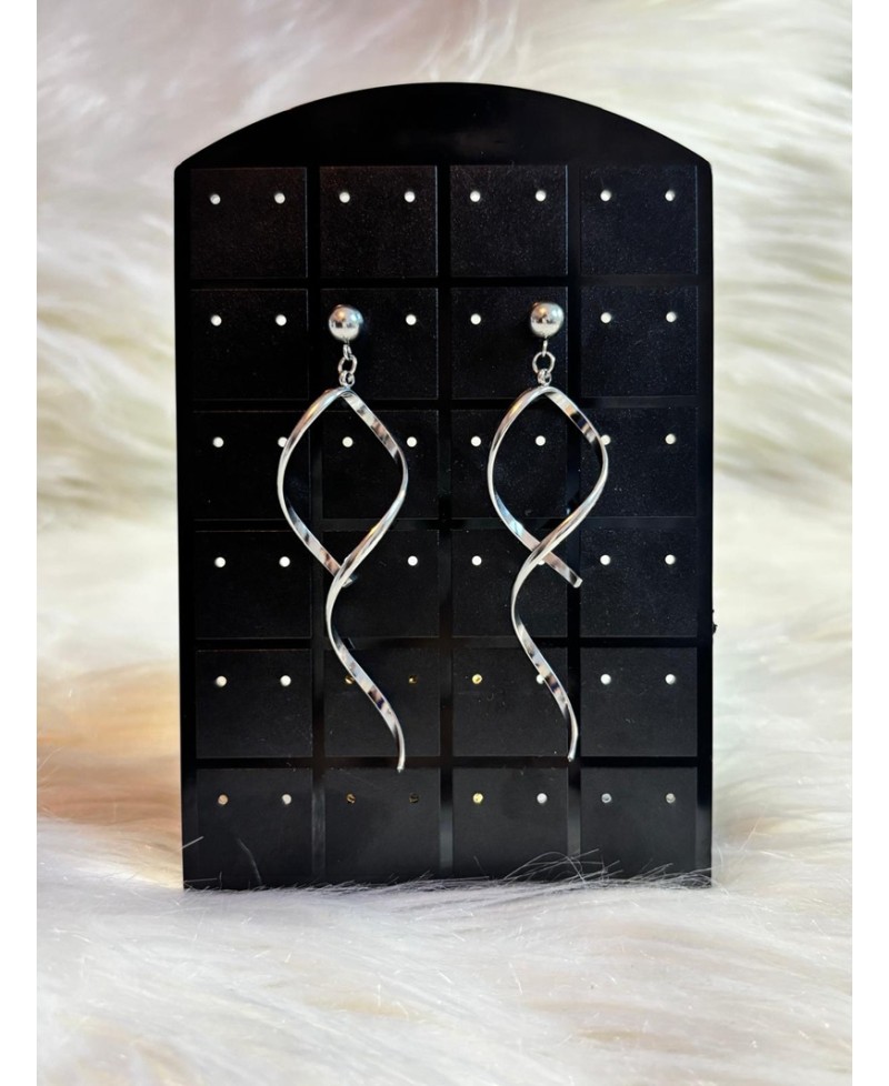 Boucles d'Oreilles Ibiza Argentées