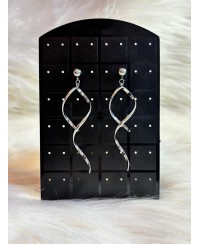 Boucles d'Oreilles Ibiza Argentées