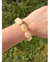 Bracelet Galets Ivoire