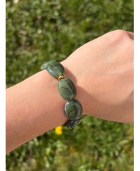 Bracelet Galets Vert