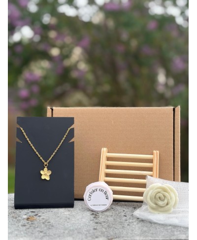 Box mensuelle avril 2026 collier doré