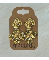 Boucles d'Oreilles Grosses Fleurs