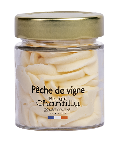 Bougie Chantilly 80g Pêche de Vigne