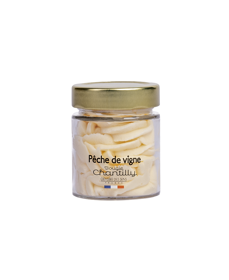 Bougie Chantilly 80g Pêche de Vigne