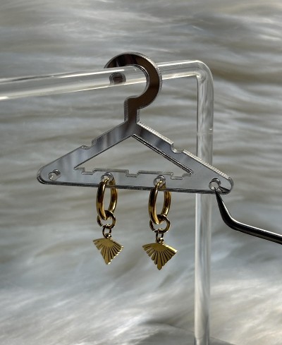 Boucles d'Oreilles Breloques Triangle