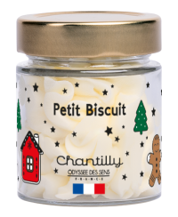 Bougie Chantilly Noël 80g Petit Biscuit