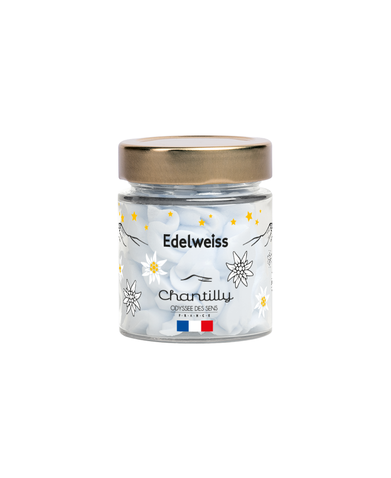 Bougie Chantilly Noël 80g Edelweiss