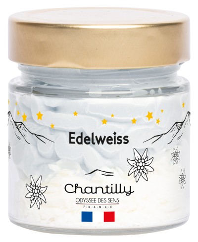 Bougie Chantilly Noel 150g Edelweiss